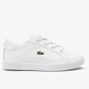 Lacoste Kids' White Sneakers Size 4 Euro 35.5